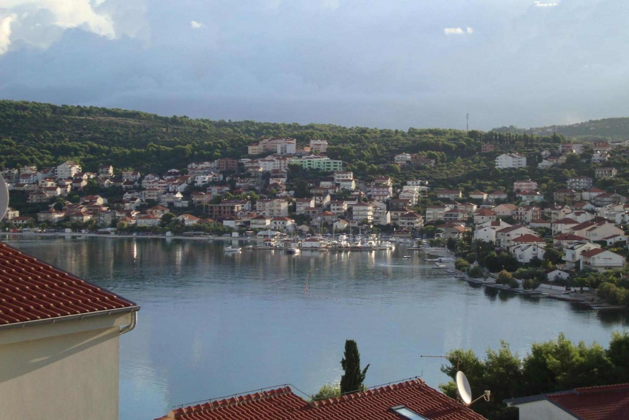 Panoramablick Apartman Trogir Kültér fotó